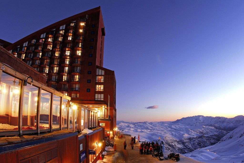 Por do Sol em Valle Nevado Por do Sol em Valle Nevado