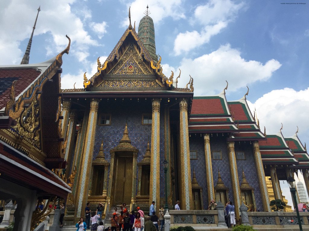 A suntuosidade do Grand Palace, em Bangkok A suntuosidade do Grand Palace, em Bangkok