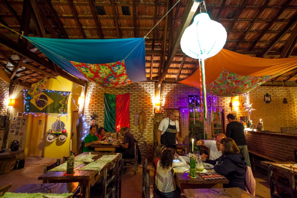 Restaurante da pousada Vizinho das Estrelas Restaurante da pousada Vizinho das Estrelas