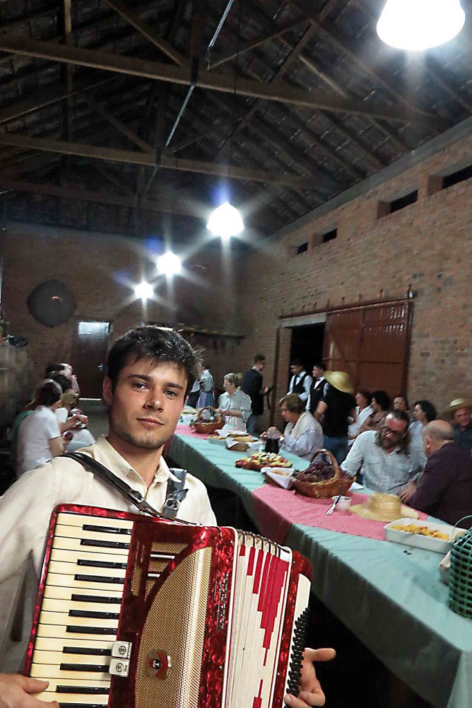 Sanfoneiro na vinicola Dall Onder, da Serra Gaucha Sanfoneiro na vinicola Dall Onder, da Serra Gaucha